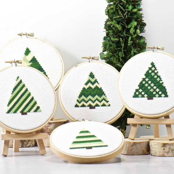 Christmas Star Tree Cross Stitch Kit - Dandelion Stitchery