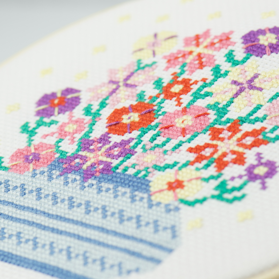 Floral Explosion Cross Stitch PDF
