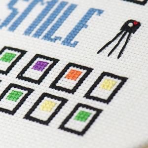 simple cross stitch pattern for diy mood tracker recorder