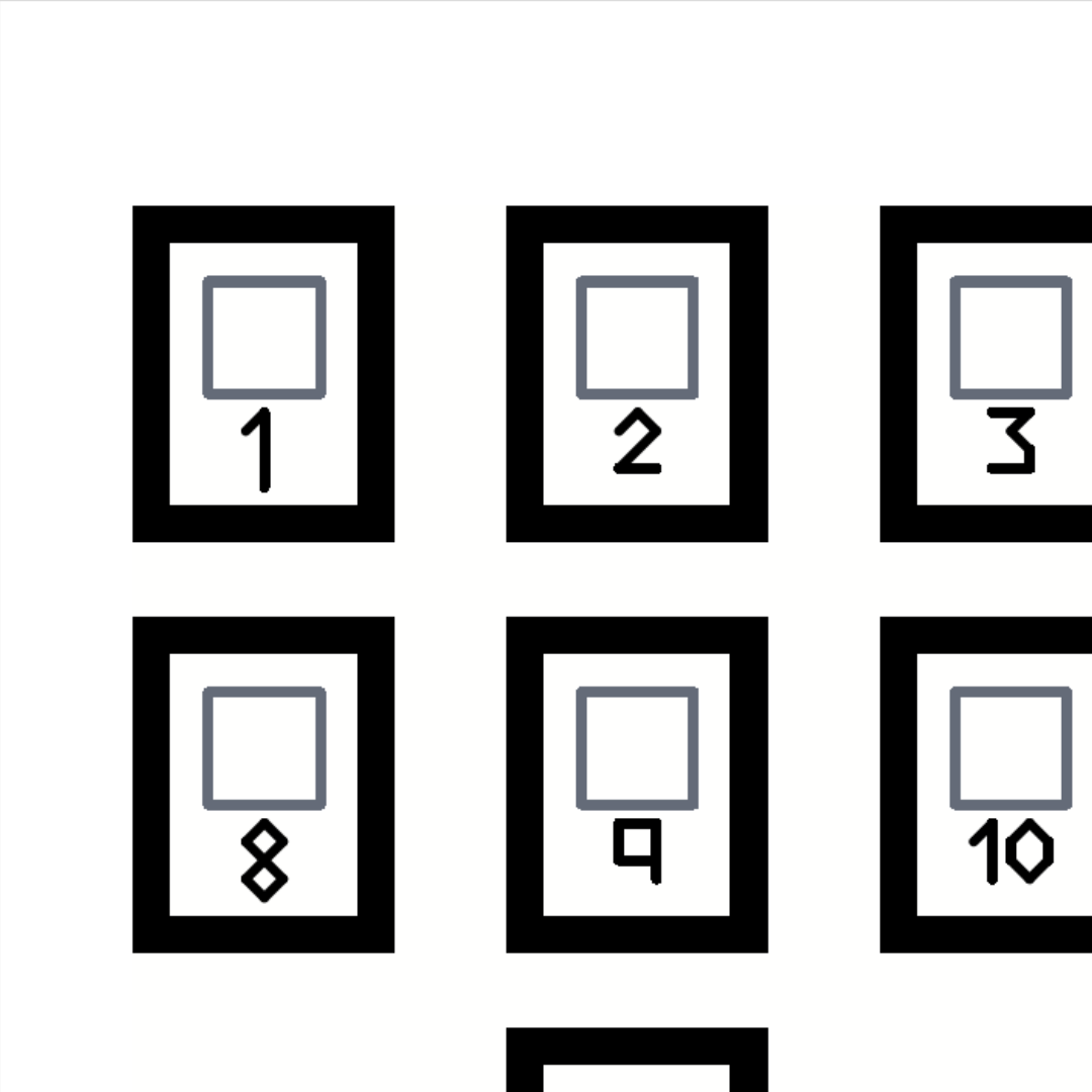 blank form for recording daily mood tracker on cross stitch camera design