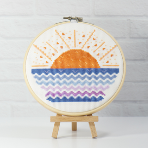 sunny skies counted cross stitch digital download pattern