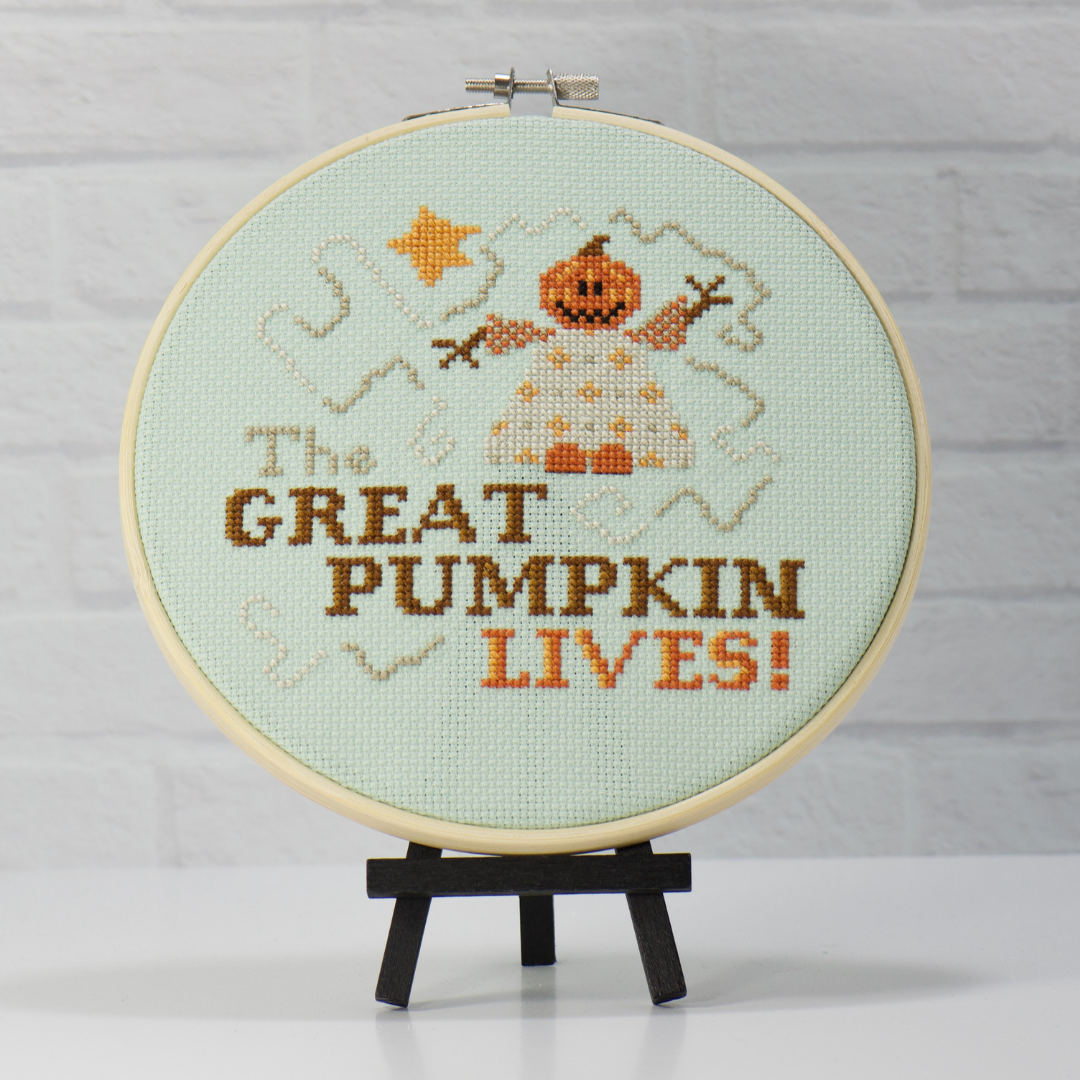 The Great Pumpkin Lives Cross Stitch Kit