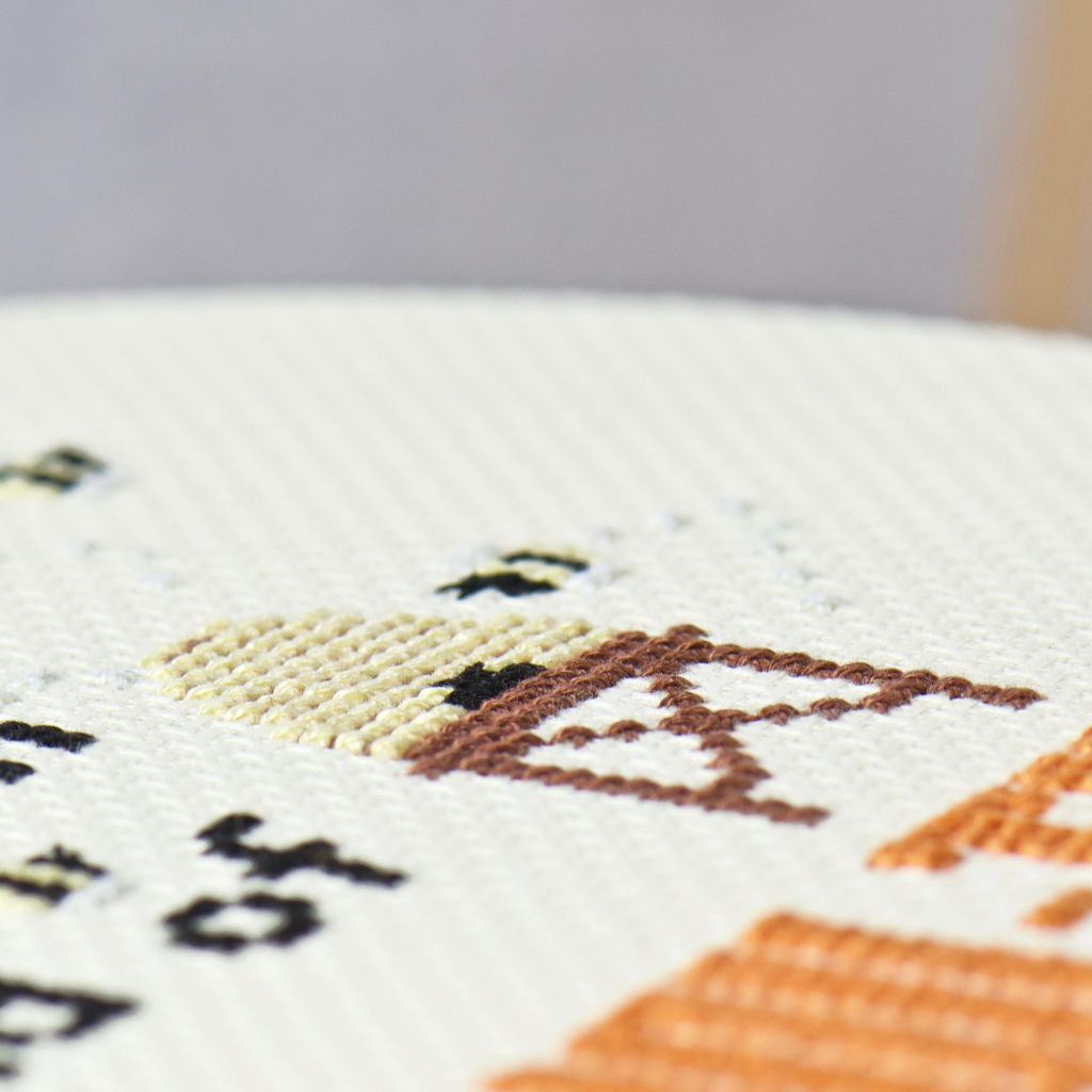 be your own kind of beautiful cross stitch kit with bees